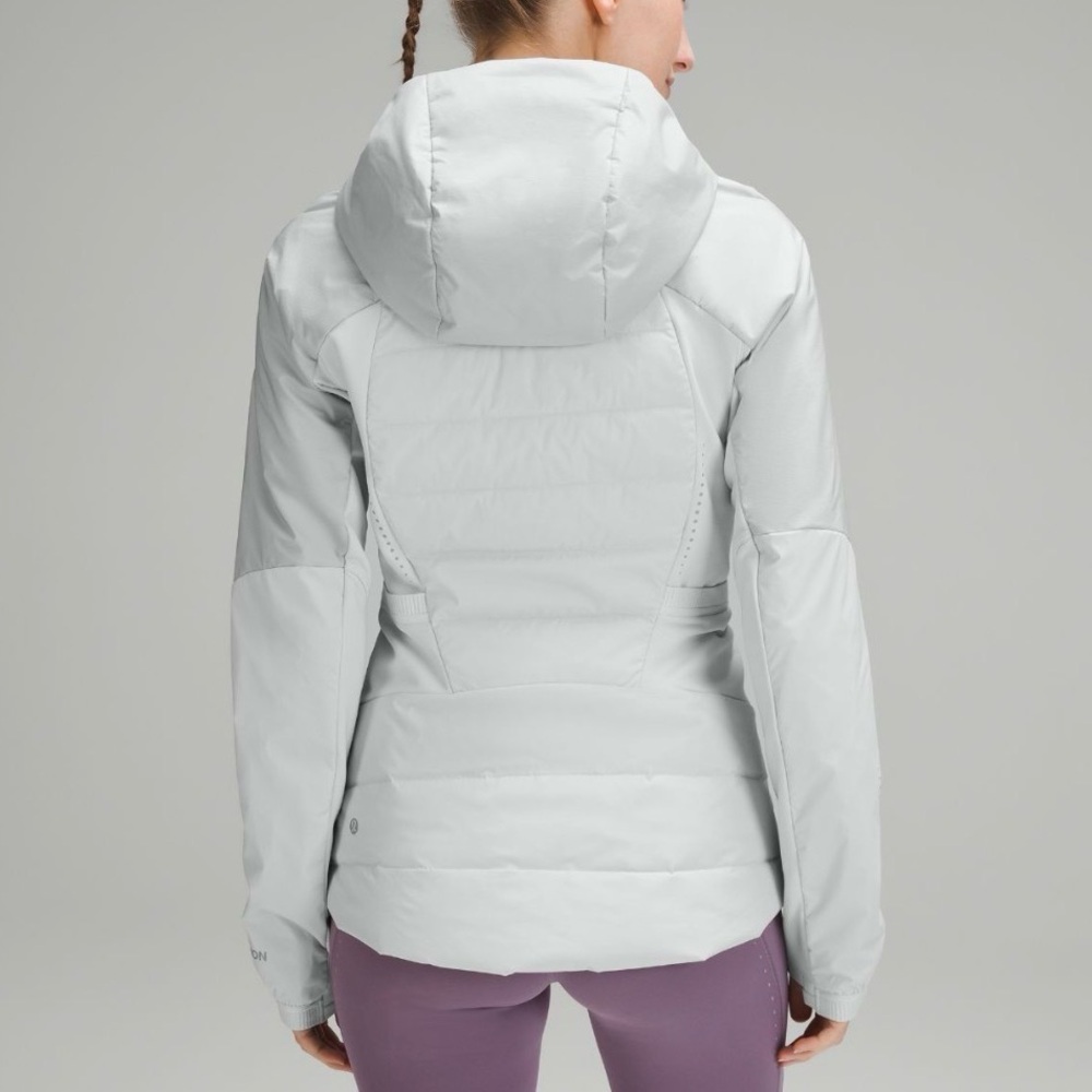 Lululemon Athletica Down For It All Jacket **LIKE NEW** w/ Goose Down Dark Olive - Picture 11 of 13